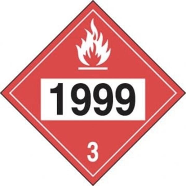 Accuform 4DIGIT DOT PLACARDS HAZARD CLASS 3 MPL740MG1 - MPL740MG1