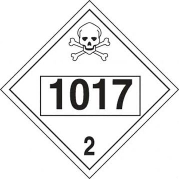 Accuform 4DIGIT DOT PLACARDS HAZARD CLASS 2 MPL725MG25 - MPL725MG25