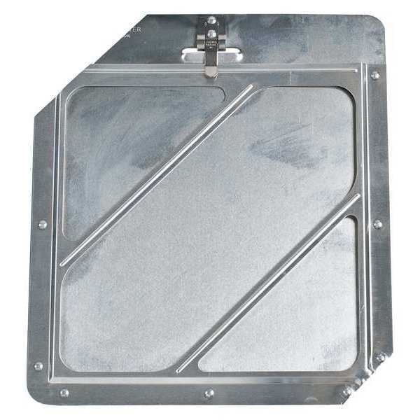 Brady Vehicle Placard Holder, Aluminum, 10 3/4 in W x 10 3/4 in H - 60143