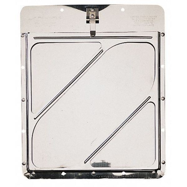 Jj Keller Vehicle Placard Holder, Stainless Steel, 11 7/8 in W x 13 3/4 in H - 193
