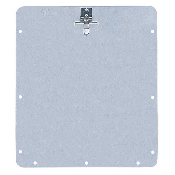 Labelmaster Vehicle Placard Holder, Aluminum, 14 1/8 in W x 12 1/2 in H - 80SM-02