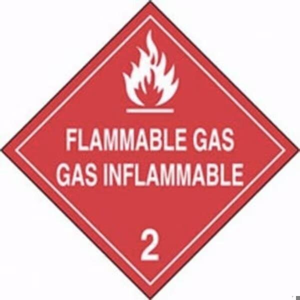 Accuform DOT PLACARD HAZARD CLASS 2  GASES MPLSP3MG1 - MPLSP3MG1