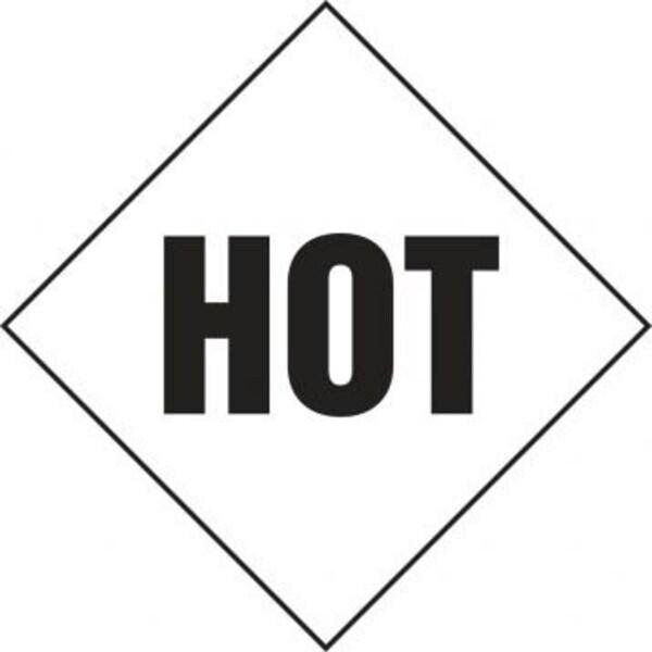 Accuform DOT PLACARD FOR MIXED LOADS  HOT 10 MPL905MG25 - MPL905MG25