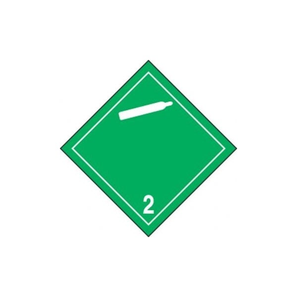 Accuform TDG PLACARD CLASS 2 273MM X 273MM TCP204VP25 - TCP204VP25