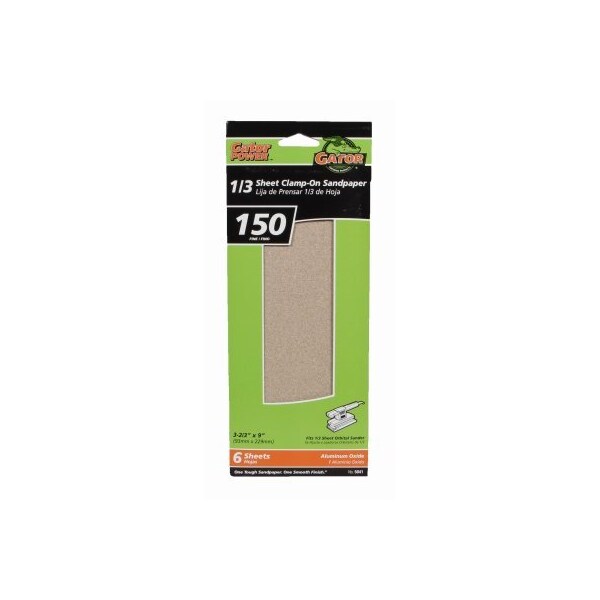 Gator Finishing 6PK 323x9 150G Sheet - 5041