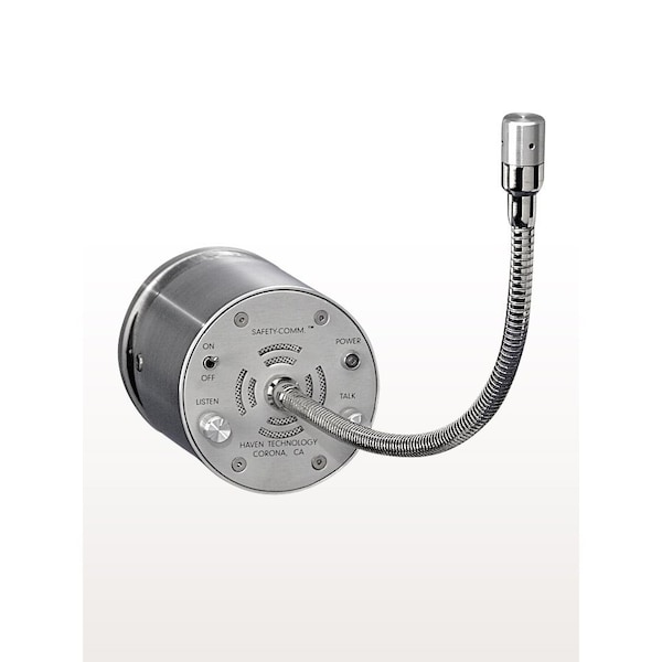 Haven Electronic Two-Way Clear Communication AC Power Window Mount Bullet Resistant Level 2 W/ 2.5mm Hea - SC-100HGBR-2