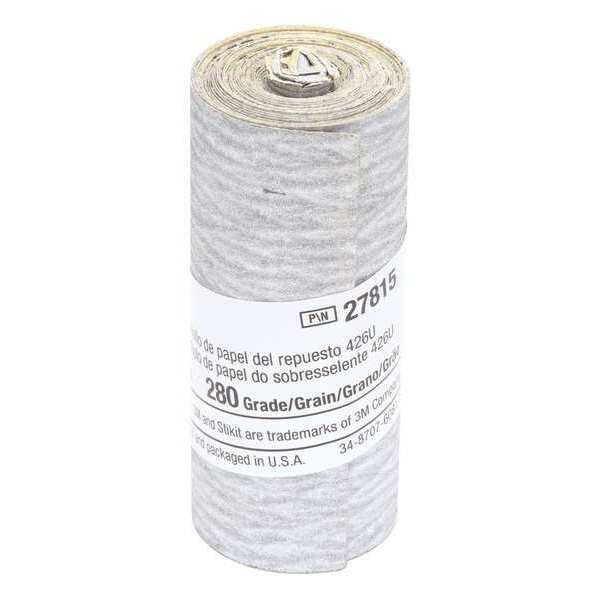 3M Refill Roll, 100 ft. L x 2-1/2in, 280 Grit - 7010326458