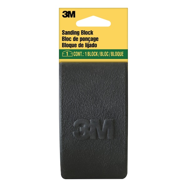 3M Hand Sanding Blockz, Clip, Rubber, 4 3/4"L - 9292NA-6-CC