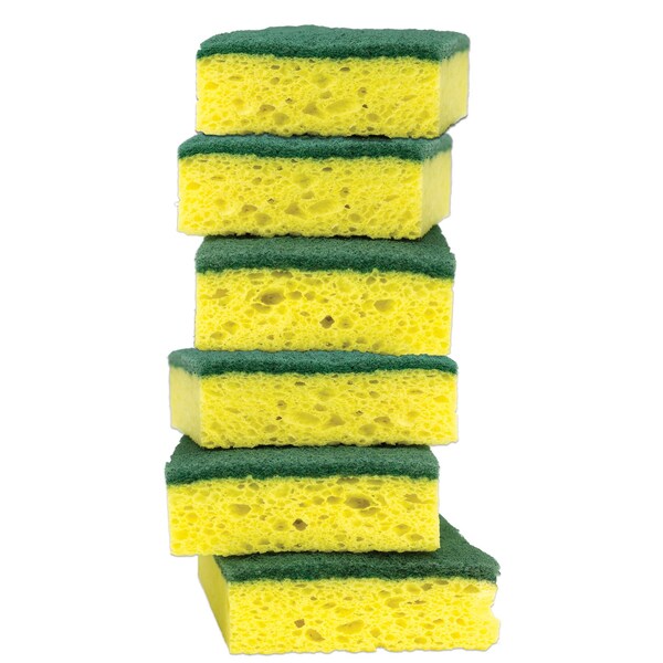 3M Scotch-Brite Heavy Duty Scrubber Sponge For Pots and Pans 4.5 in. L 6 pk - 426