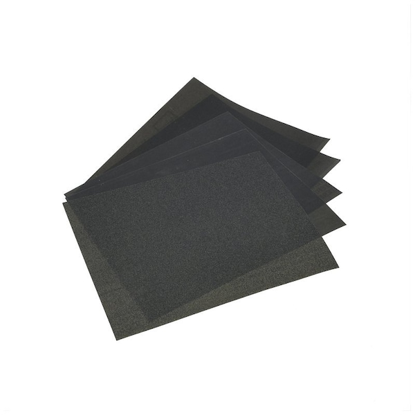 Norton Co Sanding Sheet, 9 in L, 11 in W, 440, 320, 220 Grit, Aluminum Oxide Abrasive - 48110