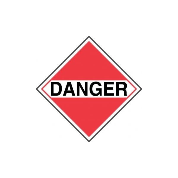 Accuform TDG PLACARD DANGER 273MM X 273MM 10 TCP951MG25 - TCP951MG25