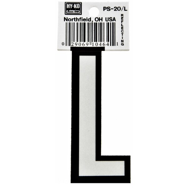 Hy-Ko 3.25In Boat Letter L, 10PK - A10464