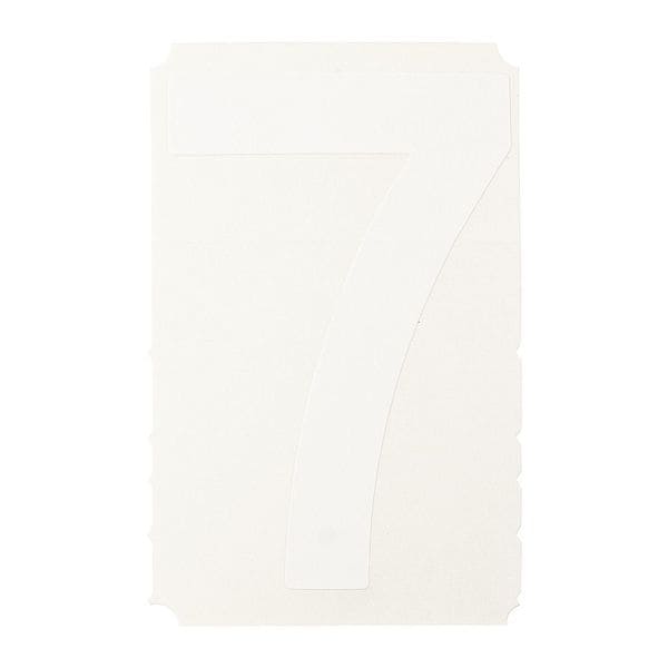 Brady Number Label, 6in.H Character, Vinyl, PK10 - 5210-7