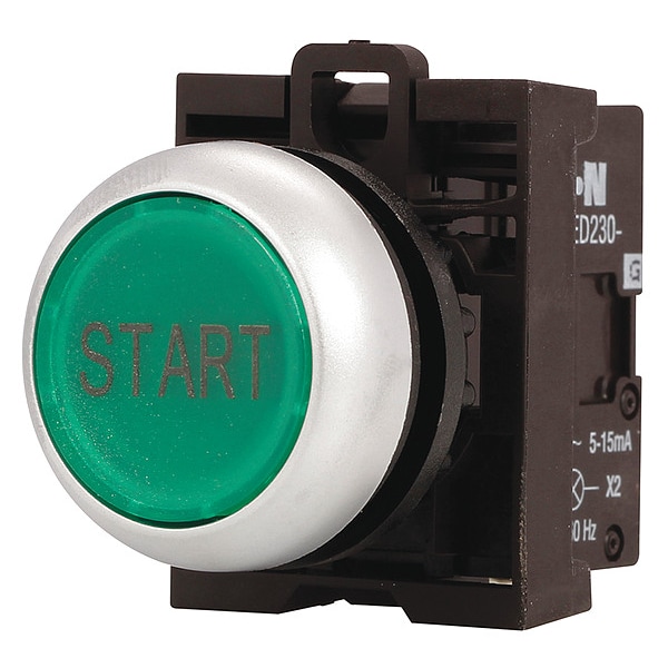 Eaton Ill Mom Pb Sil-bzl Extd Grn, 22.5 mm, Verde - M22-DL-G-GB1

Extensor de botón momentáneo con anillo luminoso en verde, 22.5 mm - M22-DL-G-GB1