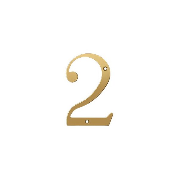 Deltana RN6-2 6 House Number PVD, 10PK - RN6-2-XCP10