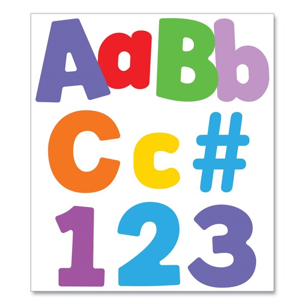 Carson Dellosa EZ Letter Combo Packs, Color Splash Assortment, 4 in.h, 219 Characters - 130098