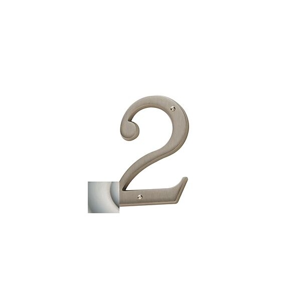 Baldwin Estate Lifetime Satin Nickel House Numbers - 90672.056.CD