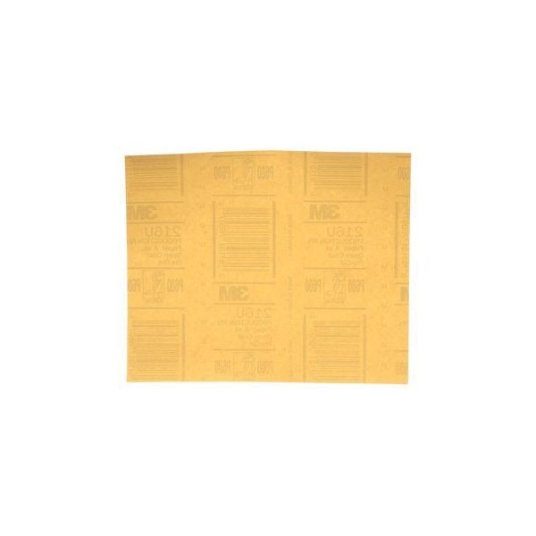 3M 3M Production Resinite Gold Sheet, 02537, 9 in x 11 in, P600A, 50PK - 7000118276