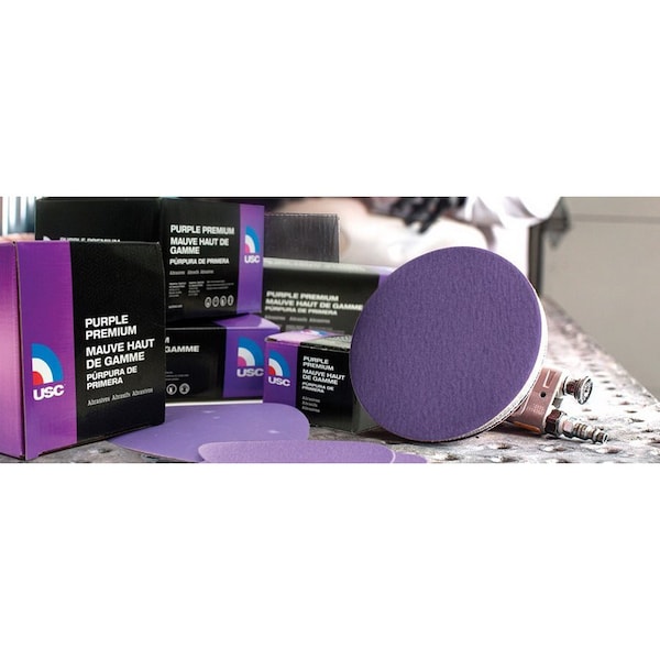 Us Chemical & Plastics 6in DA H&L 800G PURPLE FILM, 50PK - 991419