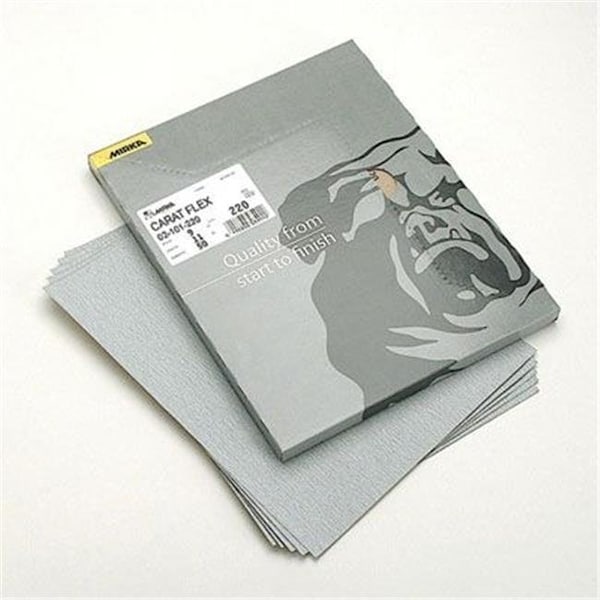 Mirka Mirka MA02.101.220 9 x 11 in. Sheet 220 Grit Carat Flex - MA02.101.220