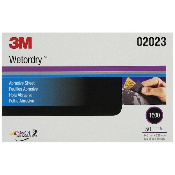 3M Imperial Wetordry Sand Paper Sheets 5-1/2"X9" - MMM2023