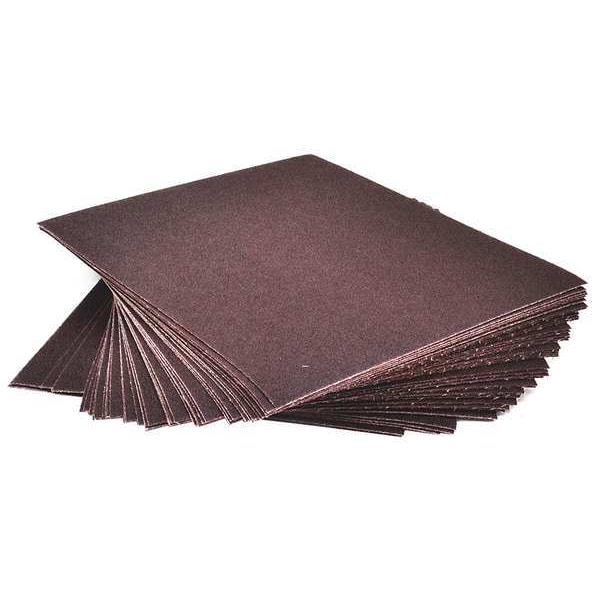Arc Abrasives Sandpaper Sheet, 11inL x 9inW, 100 Grit, AO - 74106-7