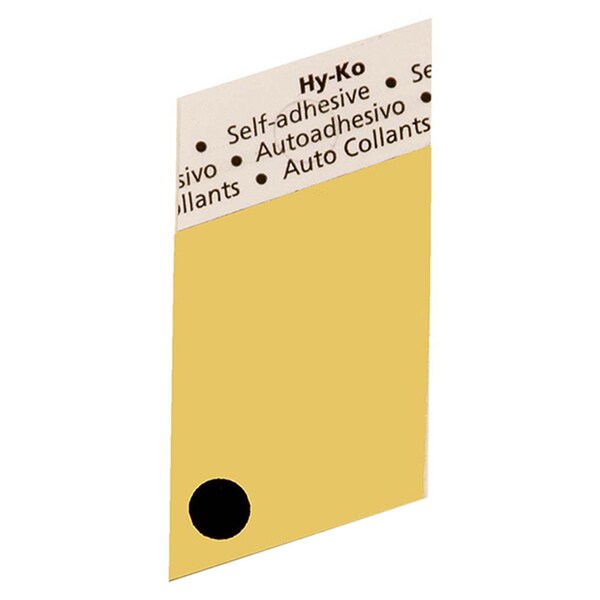 Hy-Ko 1.5In Gold Aluminum Period, 10PK - B00245