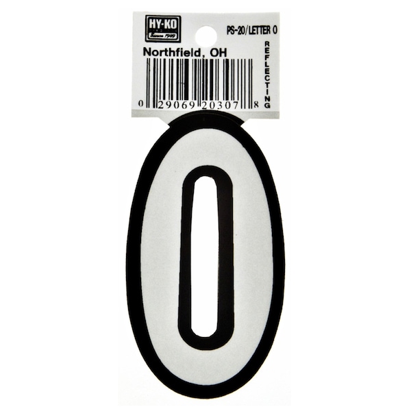 Hy-Ko 3.25In Boat Letter O, 10PK - A20307