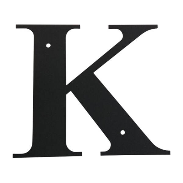 Village Wrought Iron Letter K Small - LET-K-S