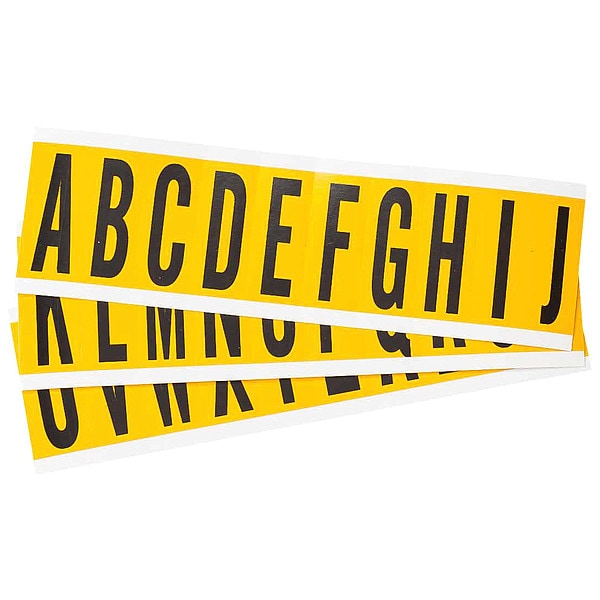 Brady Numbers And Letters Kit, A Thru Z, PK25 - 1534-LTR KIT