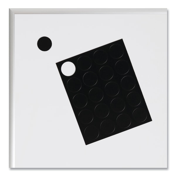 U Brands Heavy-Duty Board Magnets, Circles, Black, 0.75in, PK20 - 5146U0-120