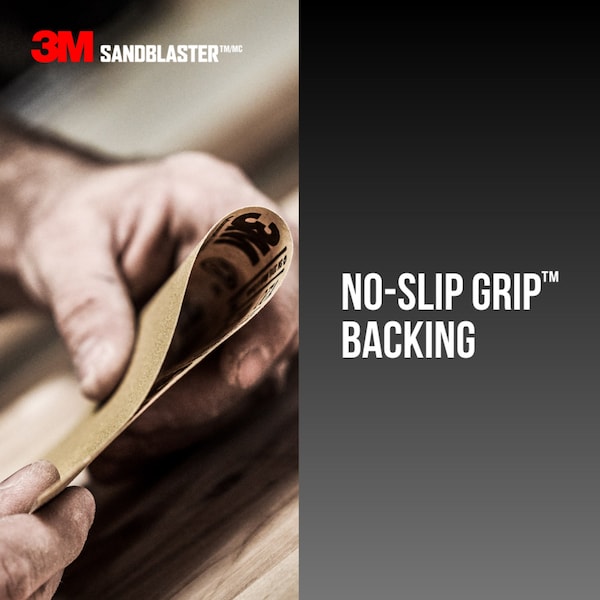 3M 3M Advanced Sanding Sheets w/ No-Slip Grip Backing, 9 in x 11 in, 60 Grit, 20PK - 20060-G-4