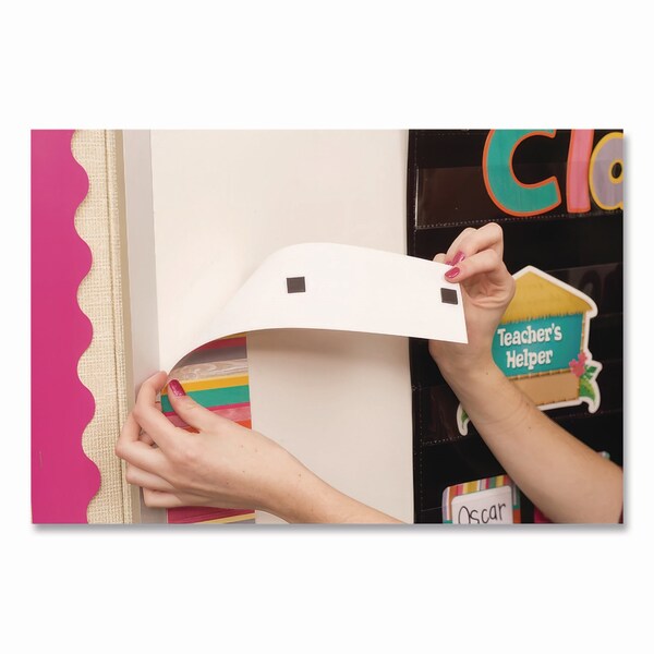 Teacher Created Resources Adhesive Magnetic Squares, 0.5in x 0.5in, Black, 100PK - TCR20720