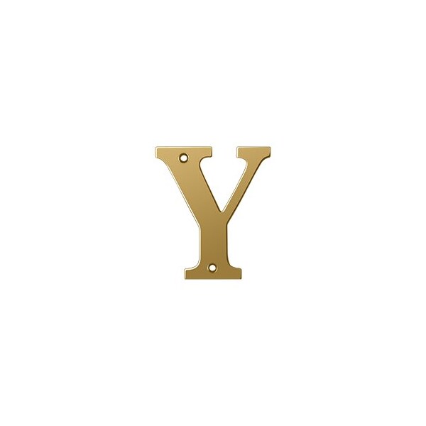 Deltana 4 Residential Letter Y, 10PK - RL4Y-CR003-XCP10
