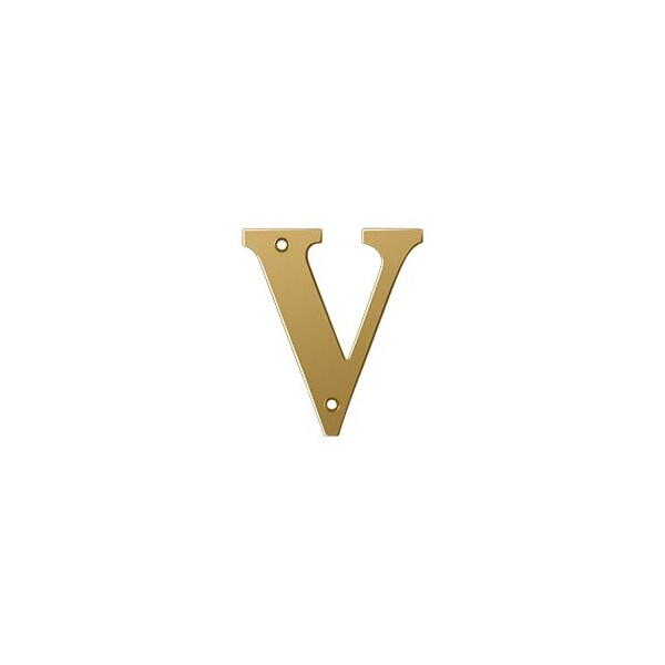 Deltana 4 Residential Letter V, 10PK - RL4V-CR003-XCP10