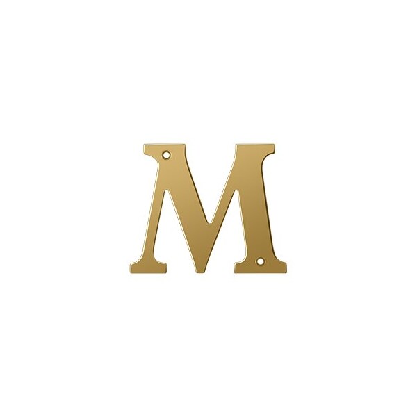 Deltana 4 Residential Letter M, 10PK - RL4M-CR003-XCP10