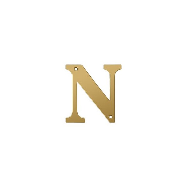 Deltana 4 Residential Letter N, 10PK - RL4N-CR003-XCP10