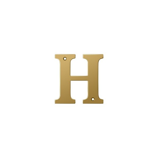 Deltana 4 Residential Letter H, 10PK - RL4H-CR003-XCP10