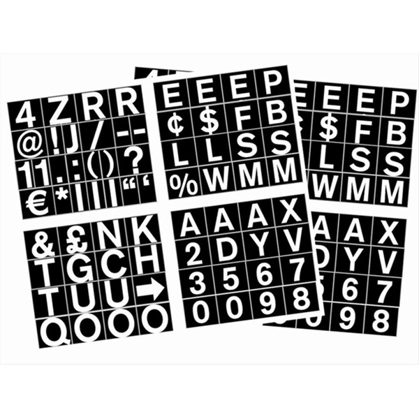 Mastervision 1 in. Magnetic Set of Letters, Numbers & Symbols - MA44882
