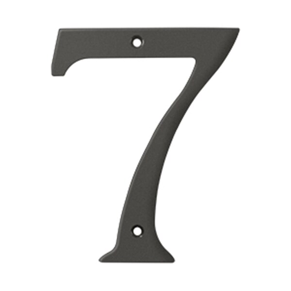 Patioplus 6 in. House Numbers, Oil Rubbed Bronze - Solid Brass - PA563184