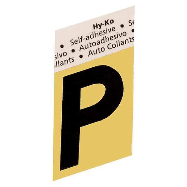 Hy-Ko 1.5 In Gold Aluminum Letter Q, 10PK - B00272