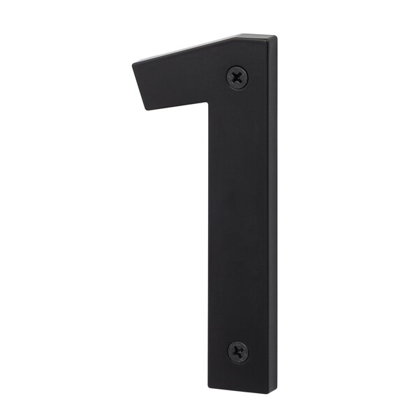 Sure-Loc Hardware Sure-Loc Hardware Zinc House Number 5, No. 1, Flat Black - HN5-1 FBL
