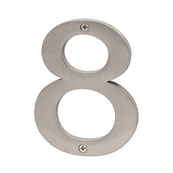 Sure-Loc Hardware Sure-Loc Hardware Zinc House Number 5, No. 8, Satin Nickel - HN5-8 15