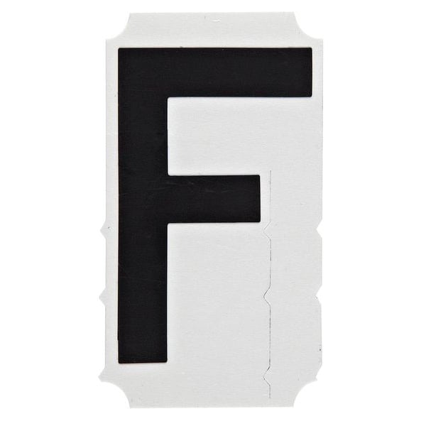 Brady Letter Label, F, PK10 - 5140-F