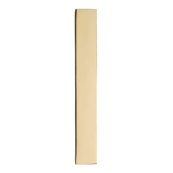 Architectural Mailboxes Brass 4 inch Floating House Number Polished Brass 1 - 3582PB-1