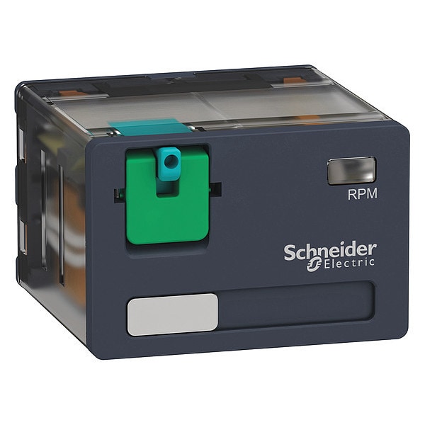 Relevador de propósito general de Schneider Electric, Voltaje de bobina de 24V CC, Cuadrado, 14 pines, 4PDT - RPM41BD