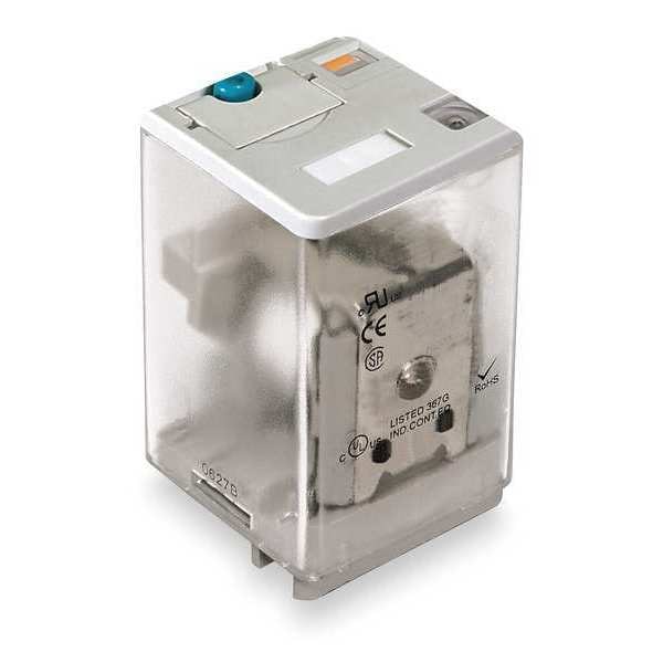 Relé de propósito general de Dayton, 120V AC Coil Volts, cuadrado, 8 pines, DPDT - 1EJC1