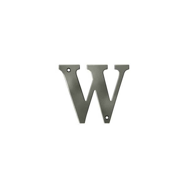 Deltana 4 Residential Letter W, 10PK - RL4W-15A-XCP10