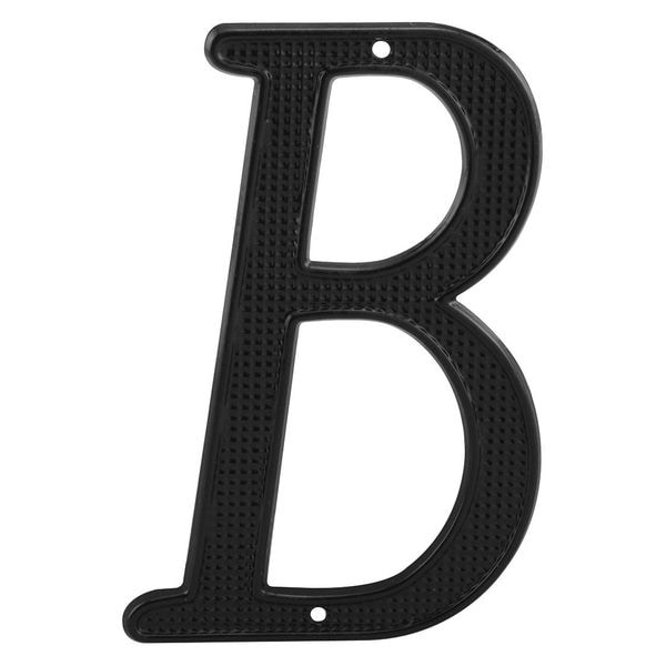 Primeline Tools 4 in. House Letter B, Diecast, Black Finish (2 Pack) - MP4107