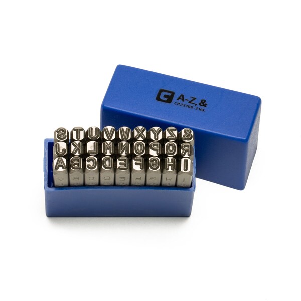 Capri Tools Professional 3/16 in Letter Stamp Set, 27 pcs - CP23100-316L
